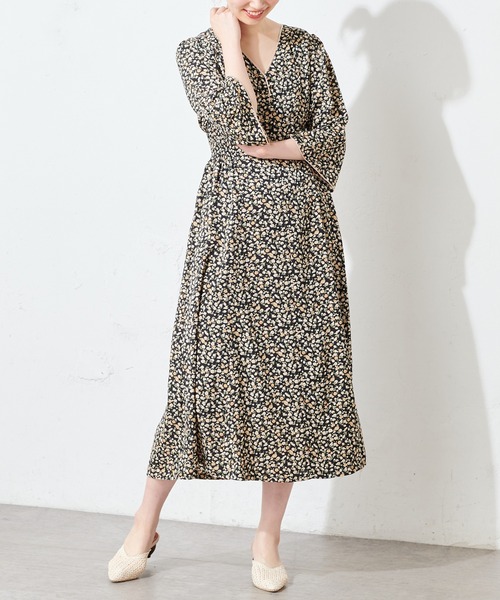 natural couture(ナチュラルクチュール)の「【WEB限定カラー有り】レトロ小花配色ワンピース(ワンピース・レディース・ミント/その他2/その他1/その他4/グレイッシュベージュ・FREE)」の21枚目の写真