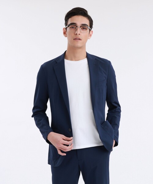 セール テーラードジャケット フィロソフィー のテーラードジャケット Trotter Trotter Solotexr格子ジャージ Jacket 0 テーラードジャケット ジャケット アウター Philosophy マッキントッシュ フィロソフィー のファッション Mackintosh 保存版