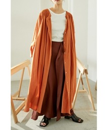 BLACK BY MOUSSY | gather cardigan(ギャザーカーディガン)(シャツワンピース)