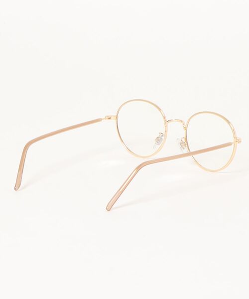 ROPE' PICNIC（ロペピクニック）の「スリムフレームボストンメガネ（メガネ・レディース・ブラウン・FREE）」の2枚目の写真