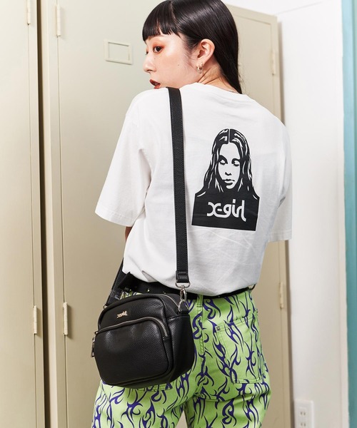 Xgirl（エックスガール）の「FAUX LEATHER SHOULDER BAG（ショルダーバッグ）」 WEAR
