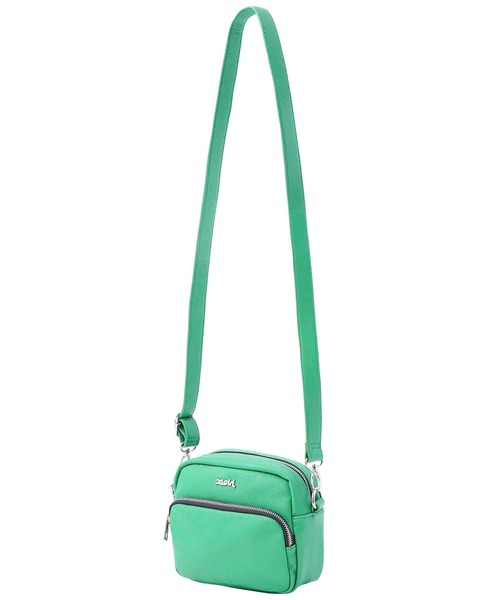 X-girl（エックスガール）の「FAUX LEATHER SHOULDER BAG（ショルダーバッグ・レディース・ブラック/ベージュ/ライトパープル/シルバー/グリーン・ONE SIZE）」の20枚目の写真