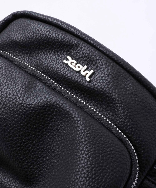 X-girl（エックスガール）の「FAUX LEATHER SHOULDER BAG（ショルダーバッグ・レディース・ブラック/ベージュ/ライトパープル/シルバー/グリーン・ONE SIZE）」の14枚目の写真