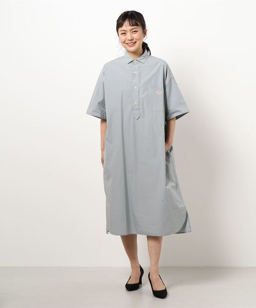 半袖プルオーバーシャツワンピース Msa Danton ダントン のファッション Women シャツワンピース Danton