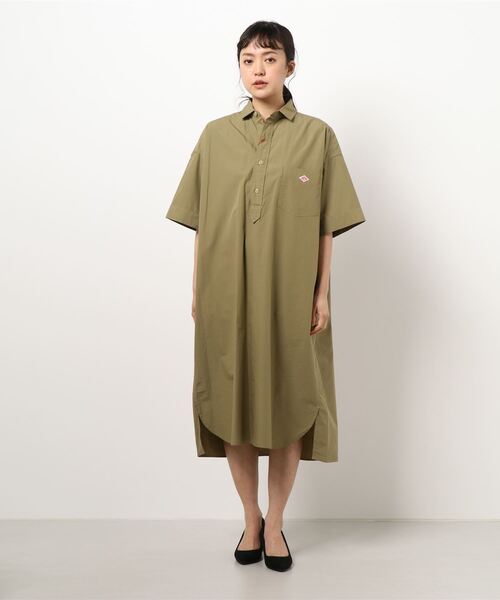 半袖プルオーバーシャツワンピース Msa Danton ダントン のファッション Women シャツワンピース Danton