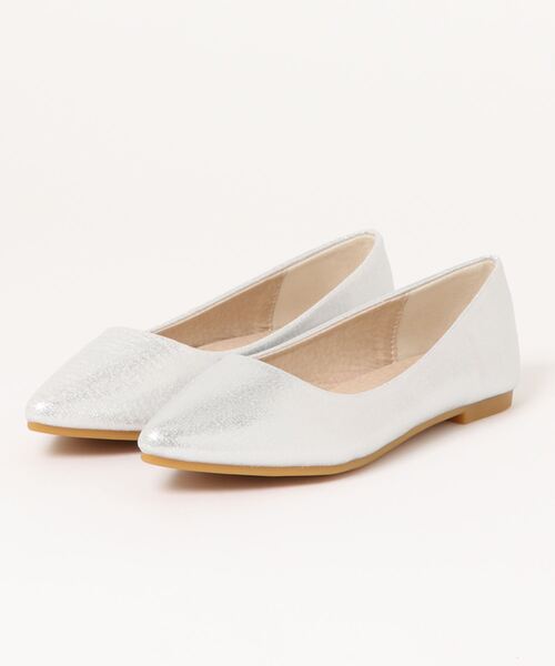 Anuenue（アヌエヌエ）の「グリッターフラットキルティングパンプス（パンプス・レディース・ブラック/シルバー/ゴールド/ブロンズ・21.5cm/22.0cm/22.5cm/23.0cm/23.5cm/24.0cm/24.5cm/25.0cm/25.5cm/26.0cm）」の3枚目の写真