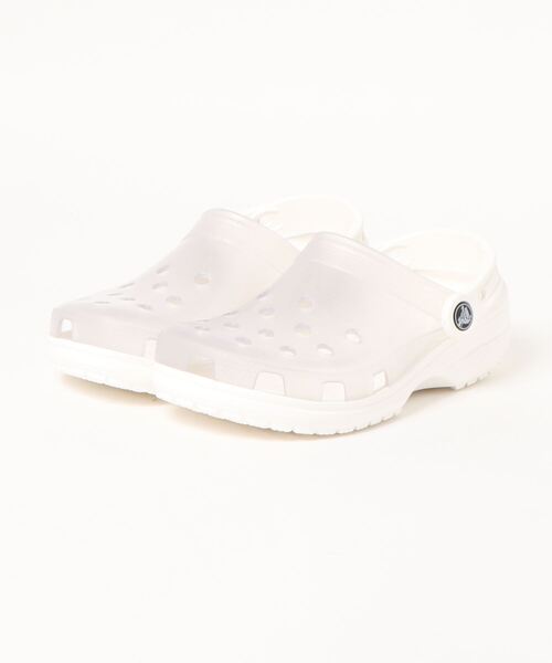 crocs（クロックス）の「クロックス crocs クラシック トランスルーセント クロッグ Classic Translucent Clog（サンダル・レディース・ホワイト/ブラック/ブルー系その他2/ピンク・22cm/23cm/24cm/25cm/26cm/27cm/28cm）」の9枚目の写真