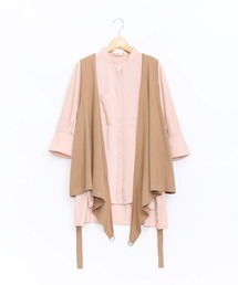 自由なジレーとシャツセット