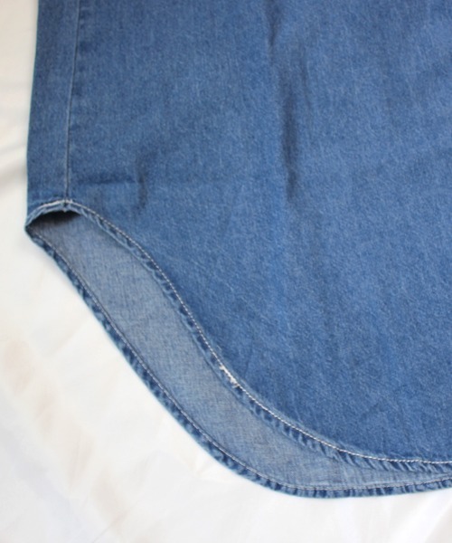 Emma（SELECT LEVERY）（エマ セレクトリベリー）の「(Emma)デニムシャツワンピース（シャツワンピース・レディース・ネイビー/ブルー/グレー・MEDIUM）」の21枚目の写真