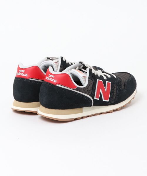 NEW BALANCE（ニューバランス）の「new balance ニューバランス ML373 メンズスニーカー 333373（スニーカー・メンズ・ブラック×レッド/ブラウン・27.0cm/26.5cm/25.5cm/28.0cm/26.0cm/27.5cm/29.0cm/28.5cm）」の3枚目の写真