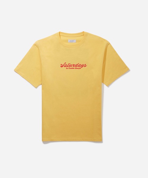 Saturdays NYC（サタデーズ ニューヨークシティ ）の「Landscape Washed Standard Tee（Tシャツ/カットソー・メンズ・ブラック/イエロー/オリーブ・S/X-SMALL/L/M/XL）」の3枚目の写真