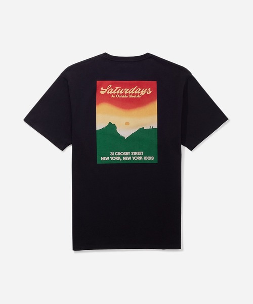 Saturdays NYC（サタデーズ ニューヨークシティ ）の「Landscape Washed Standard Tee（Tシャツ/カットソー・メンズ・ブラック/イエロー/オリーブ・S/X-SMALL/L/M/XL）」の12枚目の写真