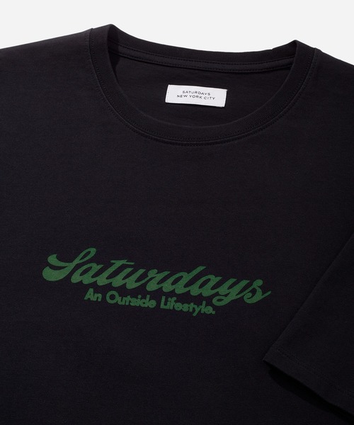Saturdays NYC（サタデーズ ニューヨークシティ ）の「Landscape Washed Standard Tee（Tシャツ/カットソー・メンズ・ブラック/イエロー/オリーブ・S/X-SMALL/L/M/XL）」の8枚目の写真