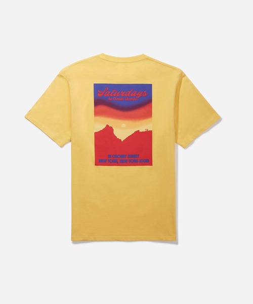 Saturdays NYC（サタデーズ ニューヨークシティ ）の「Landscape Washed Standard Tee（Tシャツ/カットソー・メンズ・ブラック/イエロー/オリーブ・S/X-SMALL/L/M/XL）」の13枚目の写真
