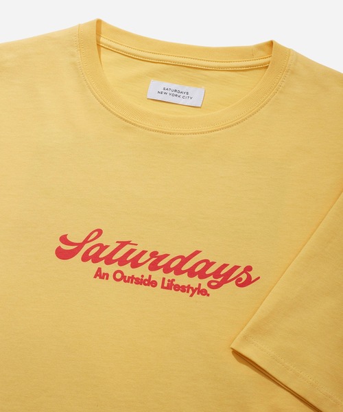 Saturdays NYC（サタデーズ ニューヨークシティ ）の「Landscape Washed Standard Tee（Tシャツ/カットソー・メンズ・ブラック/イエロー/オリーブ・S/X-SMALL/L/M/XL）」の9枚目の写真