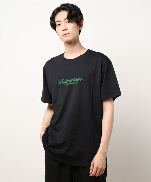 Saturdays NYC（サタデーズ ニューヨークシティ ）の「Landscape Washed Standard Tee（Tシャツ/カットソー・メンズ・ブラック/イエロー/オリーブ・S/X-SMALL/L/M/XL）」の6枚目の写真