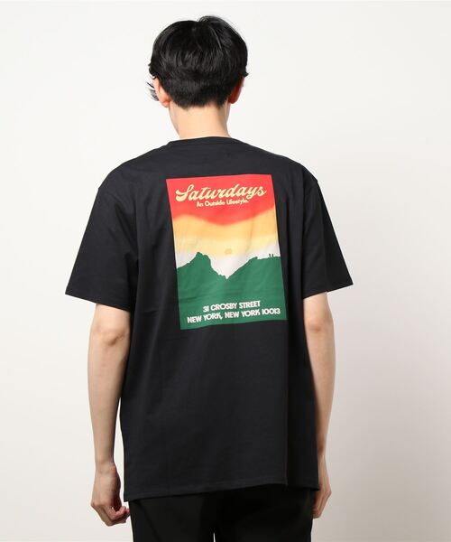 Saturdays NYC（サタデーズ ニューヨークシティ ）の「Landscape Washed Standard Tee（Tシャツ/カットソー・メンズ・ブラック/イエロー/オリーブ・S/X-SMALL/L/M/XL）」の7枚目の写真