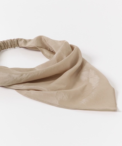 SMELLY（スメリー）の「スカーフターバン（ヘアバンド・レディース・ベージュ/ミント・-）」の18枚目の写真