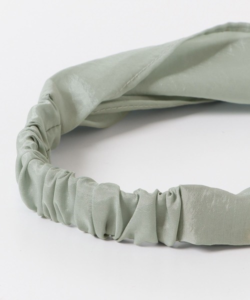 SMELLY（スメリー）の「スカーフターバン（ヘアバンド・レディース・ベージュ/ミント・-）」の19枚目の写真