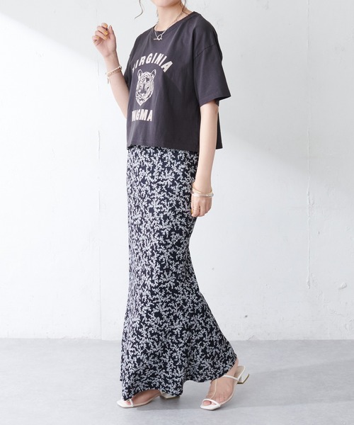 DISCOAT（ディスコート）の「TIGERプリントTシャツ（Tシャツ/カットソー・レディース・チャコールグレー/オフホワイト/ピンク・FREE）」の21枚目の写真