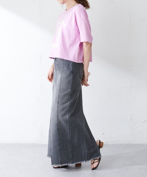 DISCOAT（ディスコート）の「TIGERプリントTシャツ（Tシャツ/カットソー・レディース・チャコールグレー/オフホワイト/ピンク・FREE）」の22枚目の写真