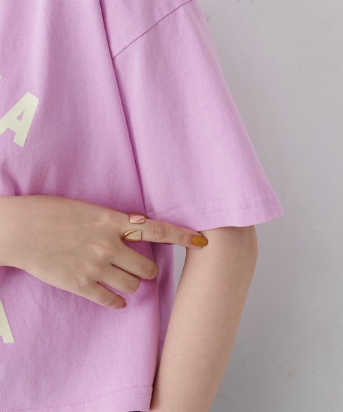 DISCOAT（ディスコート）の「TIGERプリントTシャツ（Tシャツ/カットソー・レディース・チャコールグレー/オフホワイト/ピンク・FREE）」の19枚目の写真