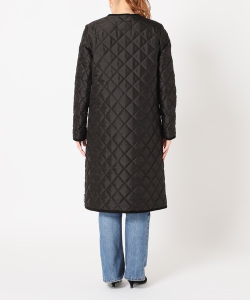 Traditional Weatherwear(トラディショナルウェザーウェア)の「《別注》【TRADITIONAL WEATHERWEAR】ARKLEY LONG:コート◆(その他アウター・レディース・ベージュ/ブラック・36/34)」の12枚目の写真