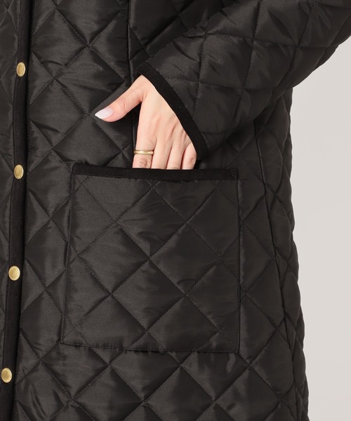 Traditional Weatherwear(トラディショナルウェザーウェア)の「《別注》【TRADITIONAL WEATHERWEAR】ARKLEY LONG:コート◆(その他アウター・レディース・ベージュ/ブラック・36/34)」の22枚目の写真