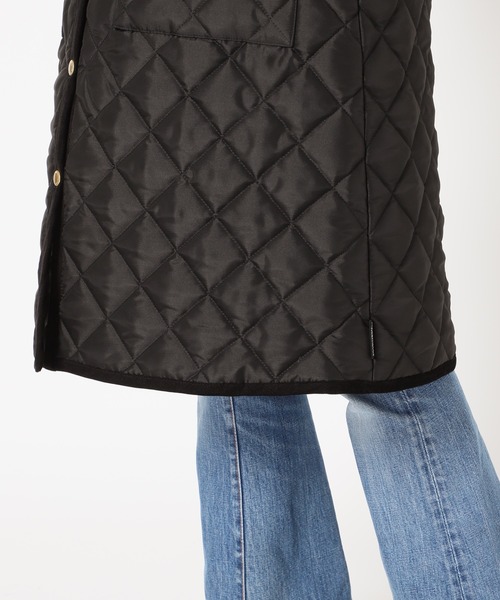 Traditional Weatherwear(トラディショナルウェザーウェア)の「《別注》【TRADITIONAL WEATHERWEAR】ARKLEY LONG:コート◆(その他アウター・レディース・ベージュ/ブラック・36/34)」の8枚目の写真