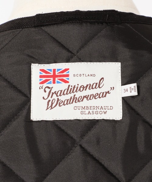 Traditional Weatherwear(トラディショナルウェザーウェア)の「《別注》【TRADITIONAL WEATHERWEAR】ARKLEY LONG:コート◆(その他アウター・レディース・ベージュ/ブラック・36/34)」の16枚目の写真