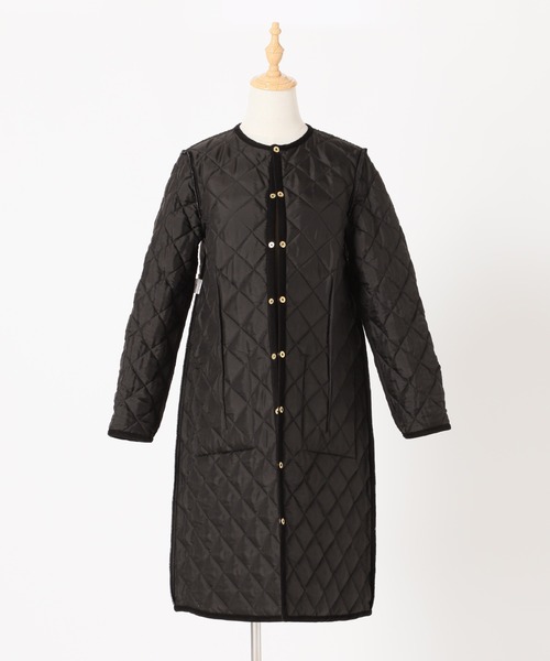 Traditional Weatherwear(トラディショナルウェザーウェア)の「《別注》【TRADITIONAL WEATHERWEAR】ARKLEY LONG:コート◆(その他アウター・レディース・ベージュ/ブラック・36/34)」の19枚目の写真