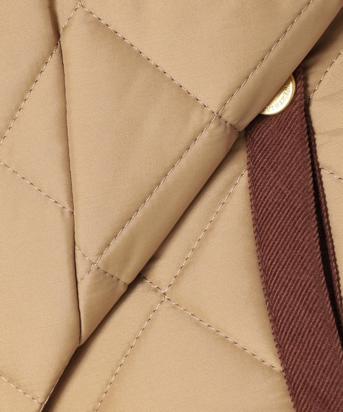 Traditional Weatherwear(トラディショナルウェザーウェア)の「《別注》【TRADITIONAL WEATHERWEAR】ARKLEY LONG:コート◆(その他アウター・レディース・ベージュ/ブラック・36/34)」の10枚目の写真