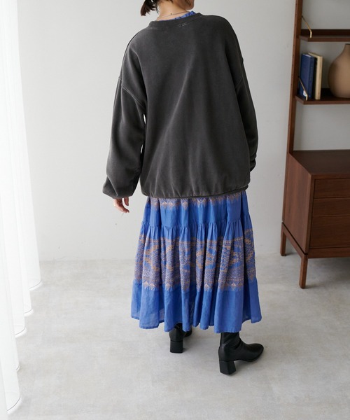 DISCOAT(ディスコート)の「ボヘーノワンピース(ワンピース・レディース・ブラック/ベージュ/ブルー・FREE)」の7枚目の写真