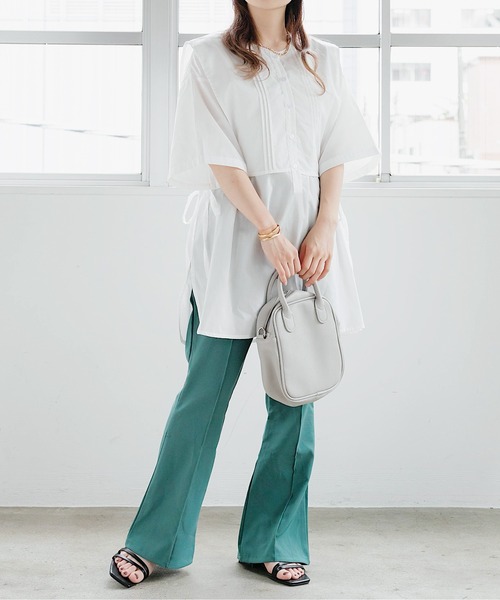 nemne store（ネンネストア）の「星が光るスクエアミニボストンバッグ（ボストンバッグ・レディース・ライトグレー/ブラック/アイボリー・フリー）」の11枚目の写真