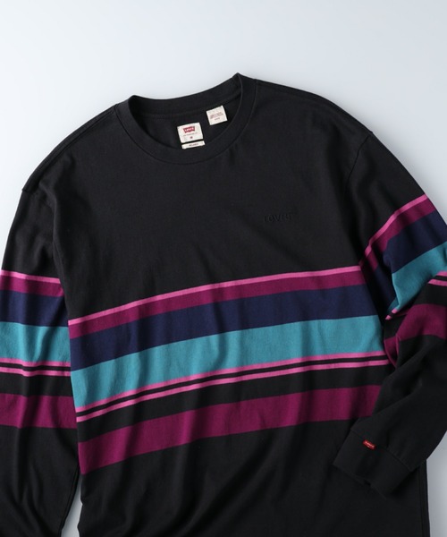 セール】【Levi's】マルチボーダーロンT（Tシャツ/カットソー