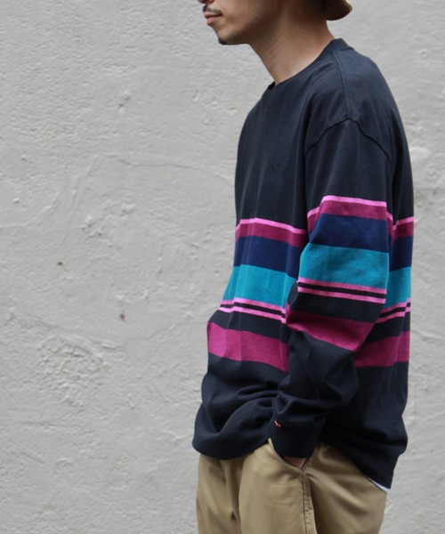 セール】【Levi's】マルチボーダーロンT（Tシャツ/カットソー