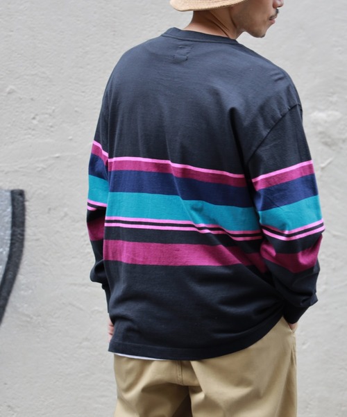 セール】【Levi's】マルチボーダーロンT（Tシャツ/カットソー