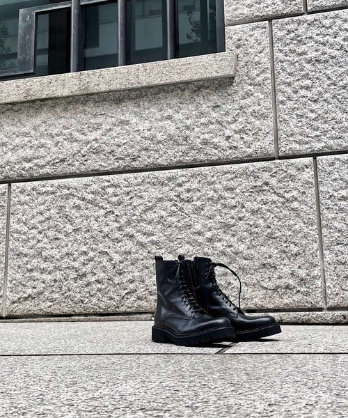 FABIO RUSCONI（ファビオルスコーニ）の「【FABIO RUSCONI】あみあげブーツ（ブーツ・レディース・ブラック・37/38）」の7枚目の写真