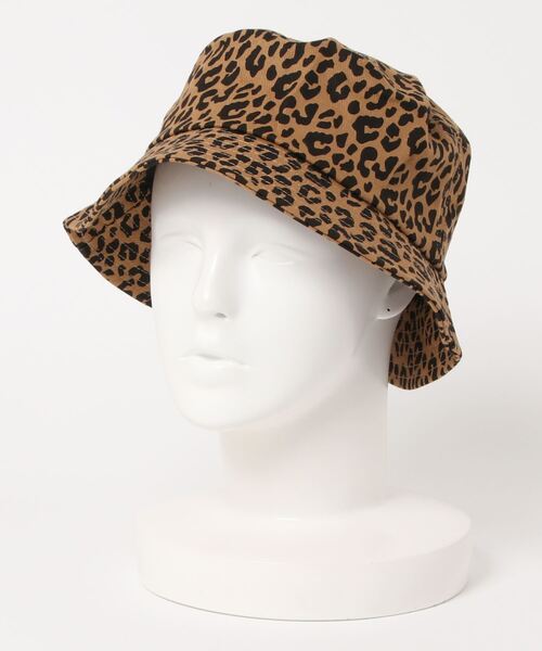 ANAP（アナップ）の「【オンライン限定アイテム】アニマル柄バケットハット（ハット・レディース・ベージュ/ホワイト×ブラック・FREE）」の7枚目の写真