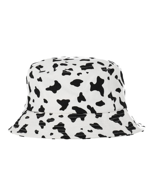 ANAP（アナップ）の「【オンライン限定アイテム】アニマル柄バケットハット（ハット・レディース・ベージュ/ホワイト×ブラック・FREE）」の4枚目の写真