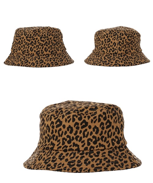 ANAP（アナップ）の「【オンライン限定アイテム】アニマル柄バケットハット（ハット・レディース・ベージュ/ホワイト×ブラック・FREE）」の10枚目の写真