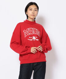 MSGM | MSGM（エムエスジーエム）ハイネックロゴスウェット(Tシャツ/カットソー)