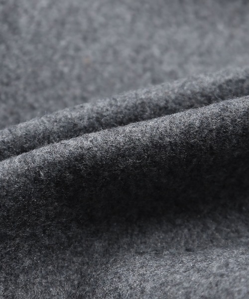 G.O.C（ジーオーシー）の「オーバーサイズピークドラペルチェスターコート（チェスターコート・メンズ・グレー/ブラック・MEDIUM/LARGE）」の11枚目の写真