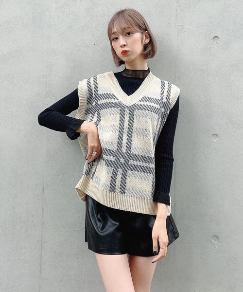 Voyage titty&Co.PETIT（ボヤージュティティアンドコープチ）の「【Voyage titty&Co. PETIT】フェイクレザーショーパン（その他パンツ・レディース・ブラック/ブラウン/モカ・SMALL/MEDIUM）」の15枚目の写真