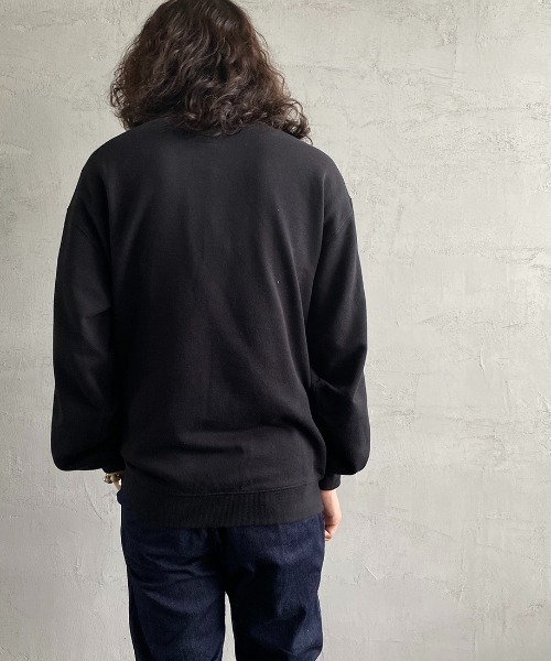 Gramicci（グラミチ）の「[GRAMICCI/グラミチ] ワンポイントロゴスウェット（スウェット・レディース・オートミール/ブラック/ヘザーグレー・M/XL/L）」の7枚目の写真