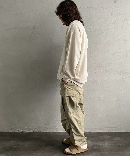 Gramicci（グラミチ）の「[GRAMICCI/グラミチ] ワンポイントロゴスウェット（スウェット・レディース・オートミール/ブラック/ヘザーグレー・M/XL/L）」の9枚目の写真