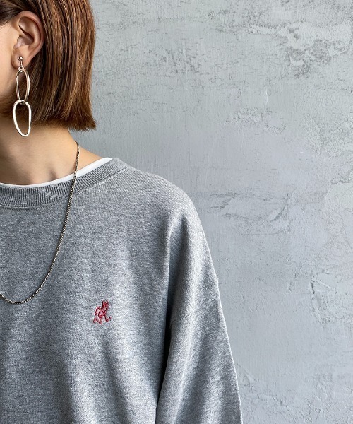Gramicci（グラミチ）の「[GRAMICCI/グラミチ] ワンポイントロゴスウェット（スウェット・レディース・オートミール/ブラック/ヘザーグレー・M/XL/L）」の19枚目の写真