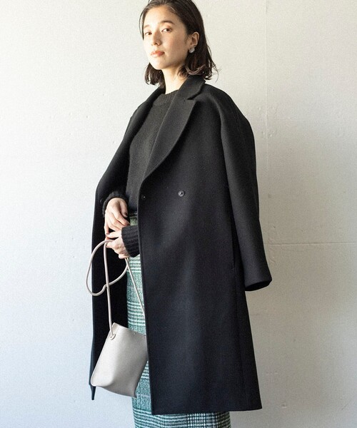 THE SHOP TK （ザ ショップ ティーケー ）の「◆オーバーサイズチェスターコート（チェスターコート・レディース・ブラウン系/ブラック/ライトベージュ・13/12/14）」の4枚目の写真