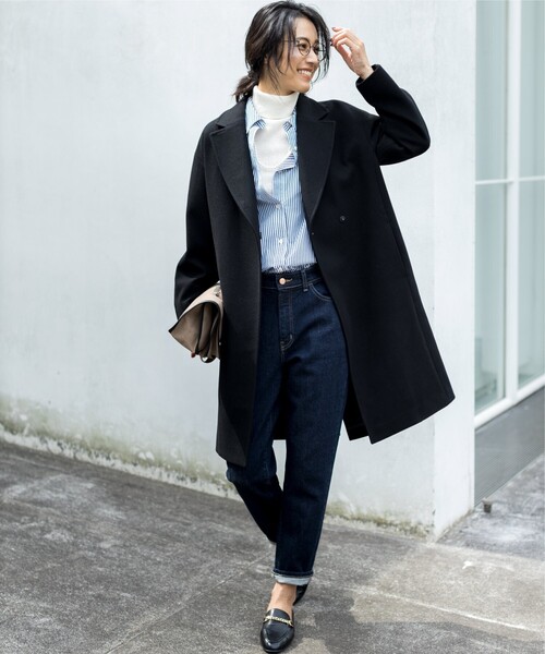 THE SHOP TK （ザ ショップ ティーケー ）の「◆オーバーサイズチェスターコート（チェスターコート・レディース・ブラウン系/ブラック/ライトベージュ・13/12/14）」の6枚目の写真