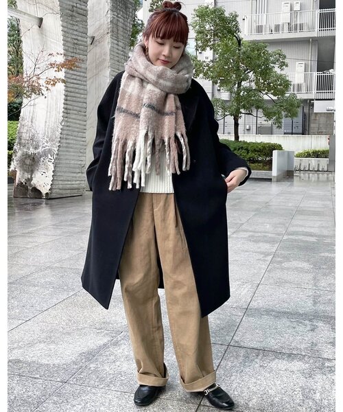 THE SHOP TK （ザ ショップ ティーケー ）の「◆オーバーサイズチェスターコート（チェスターコート・レディース・ブラウン系/ブラック/ライトベージュ・13/12/14）」の5枚目の写真